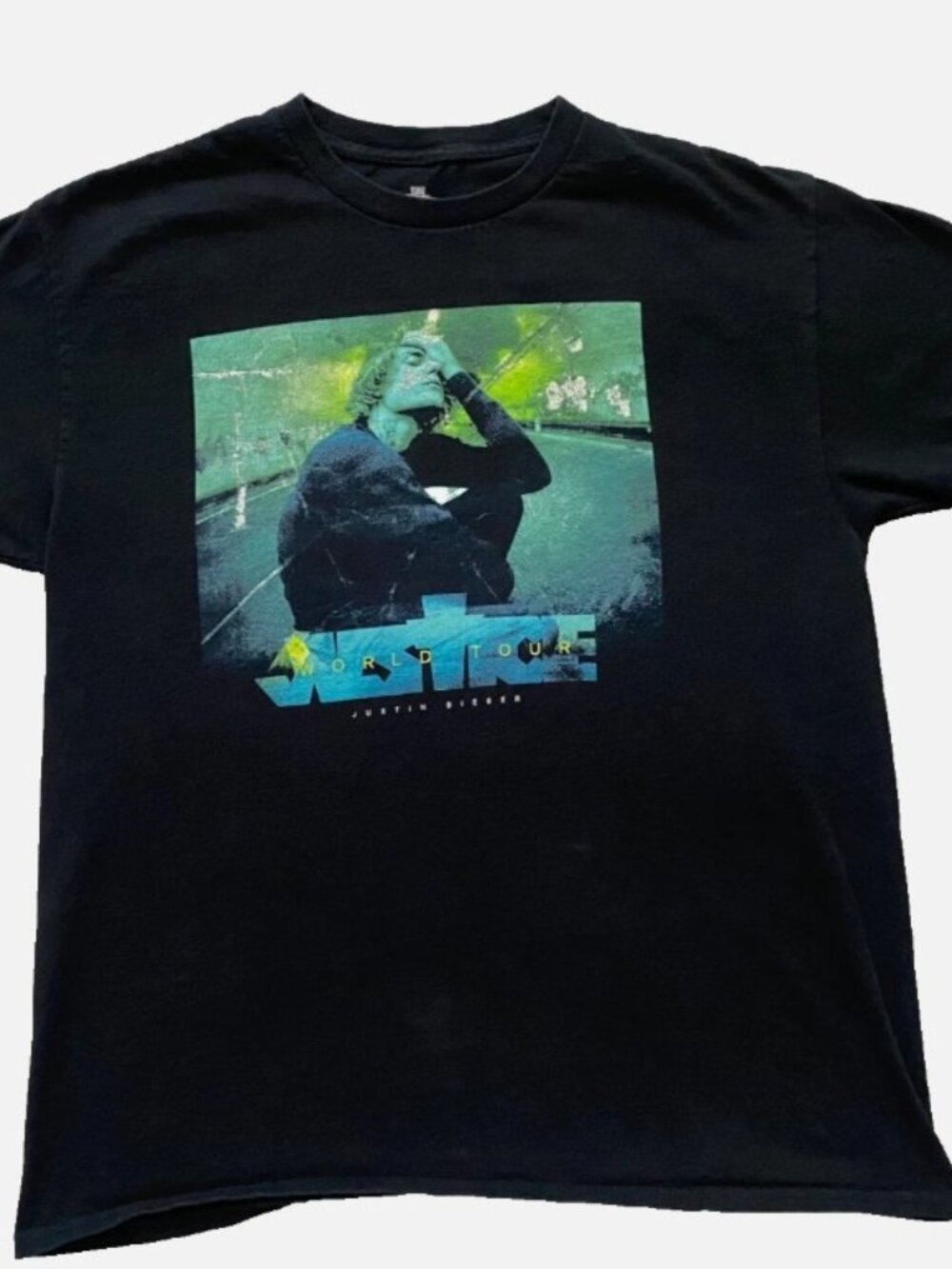 2022 Justin Bieber Official Concert Merch Justice World Tour T-Shirt